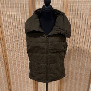 Talbots Dark Brown Down Puffer Vest